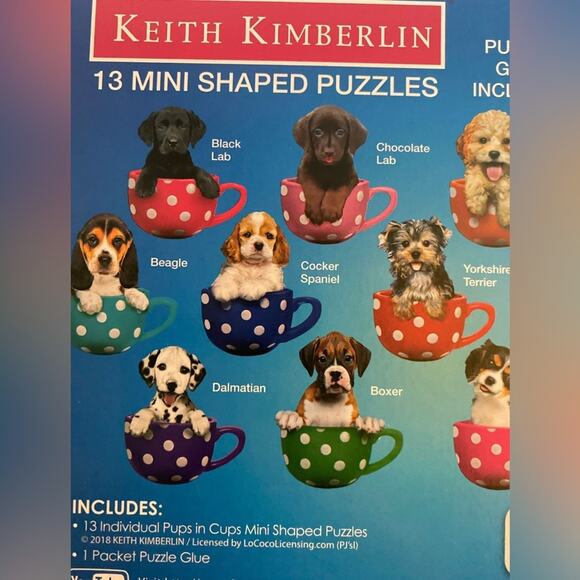 Sealed New Keith Kimberlain 13 mini shaped puzzles 500 pieces - Picture 4 of 5